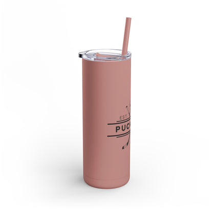 PUCK THAT Skinny Matte Tumbler, 20oz