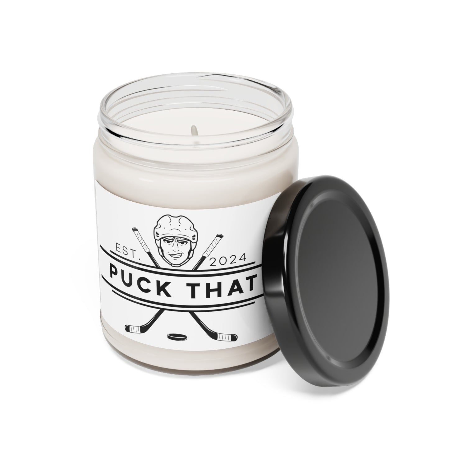 PUCK THAT Scented Soy Candle, 9oz