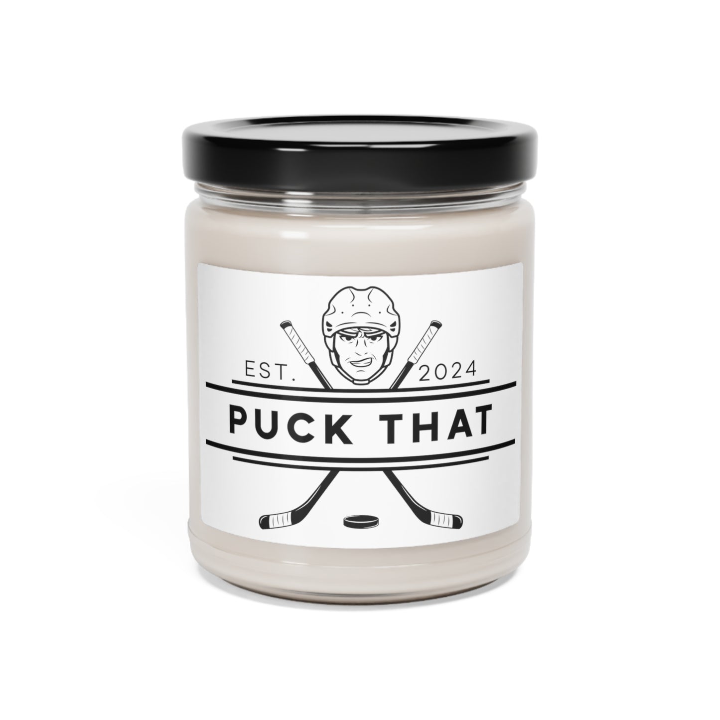 PUCK THAT Scented Soy Candle, 9oz