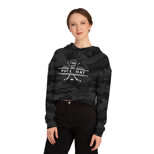 PUCK THAT Women’s Cropped Hooded Sweatshirt