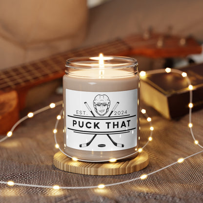 PUCK THAT Scented Soy Candle, 9oz