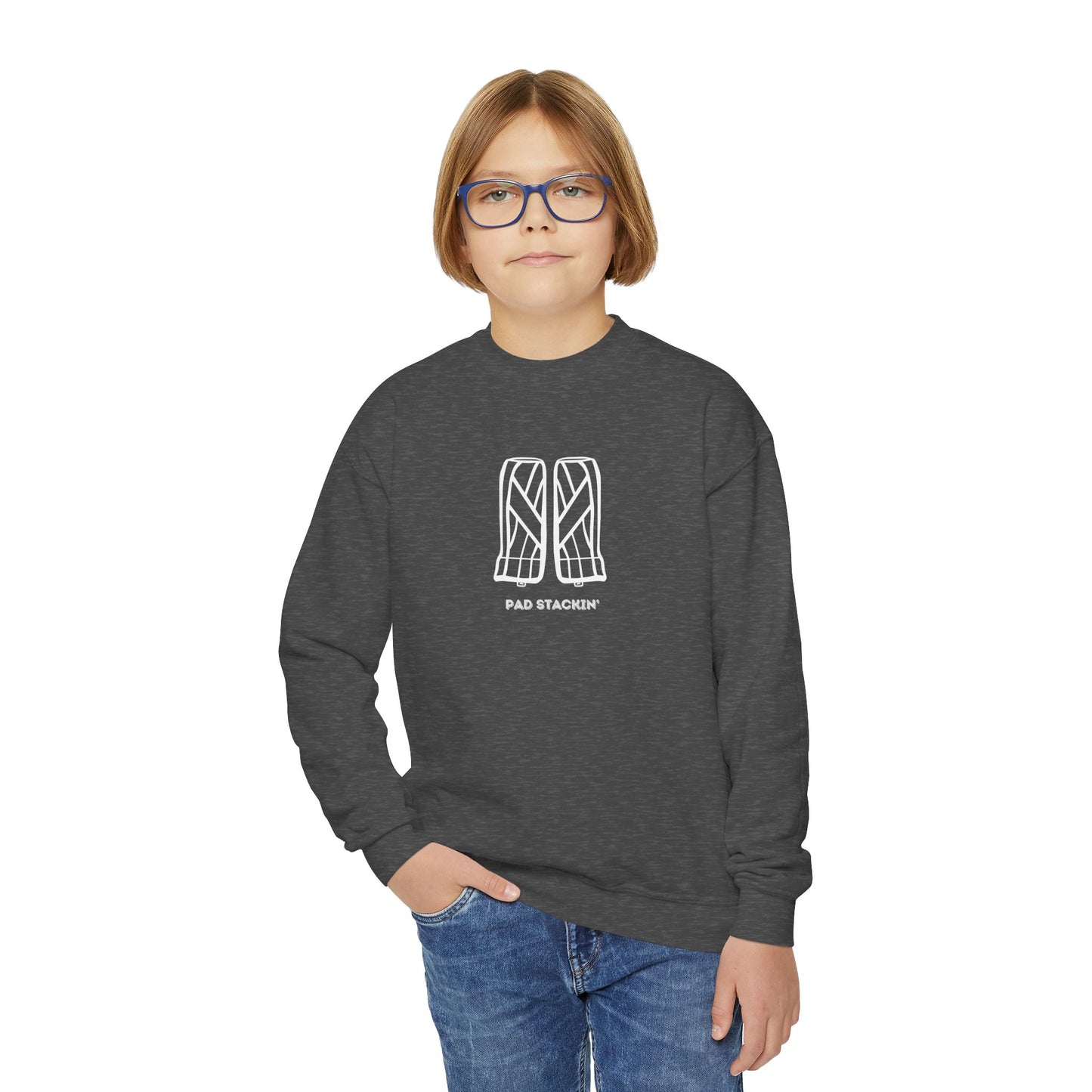 Pad Stackin' Youth Crewneck Sweatshirt