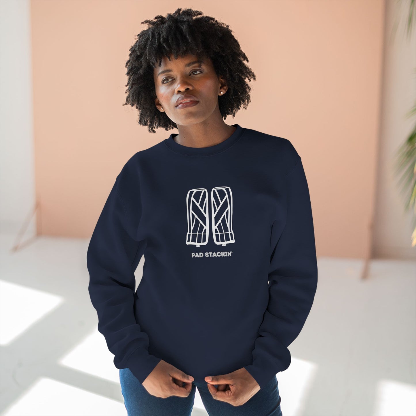 Pad Stackin' Unisex Crewneck Sweatshirt