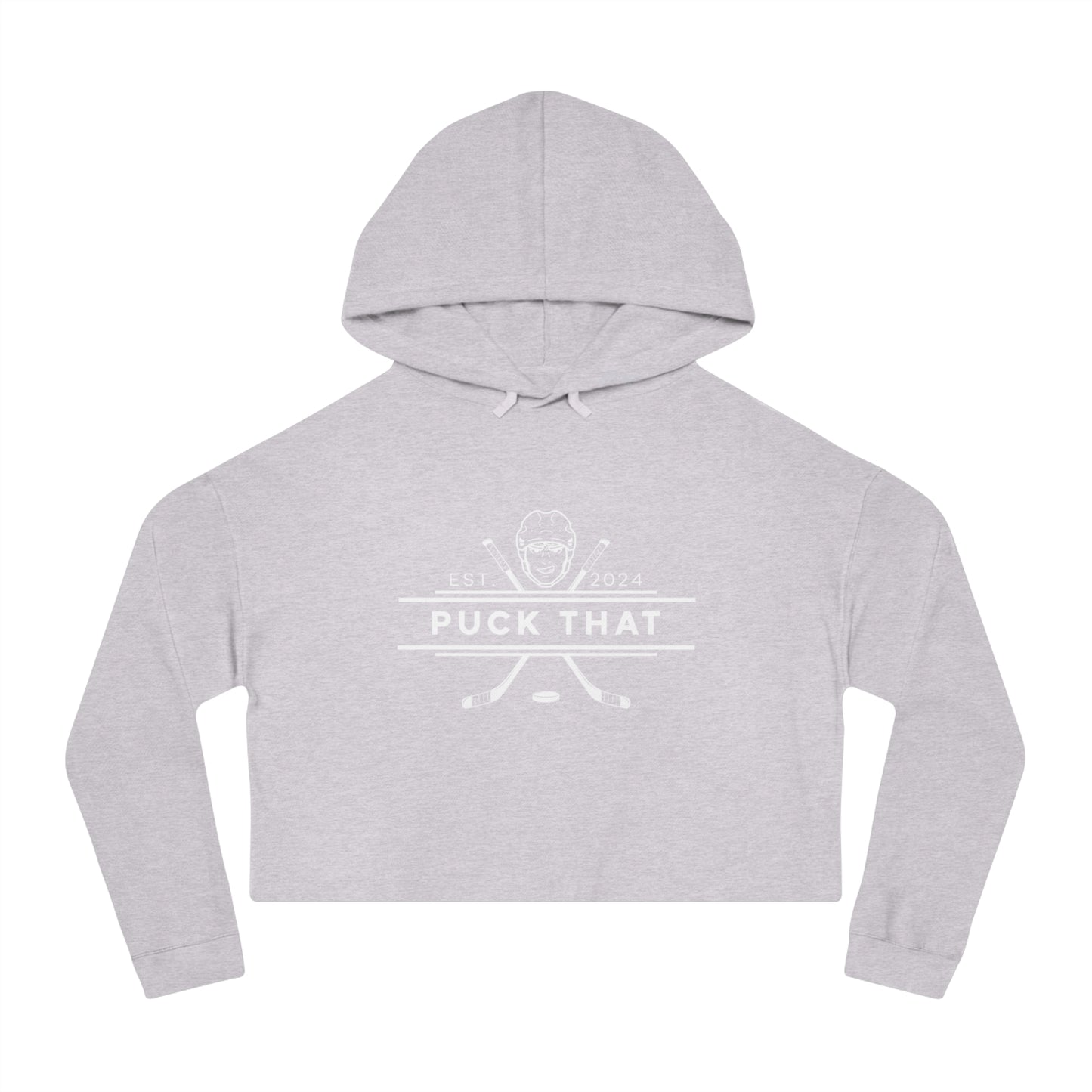 PUCK THAT Women’s Cropped Hooded Sweatshirt