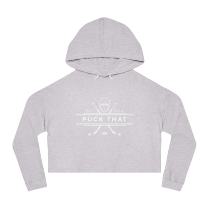 PUCK THAT Women’s Cropped Hooded Sweatshirt