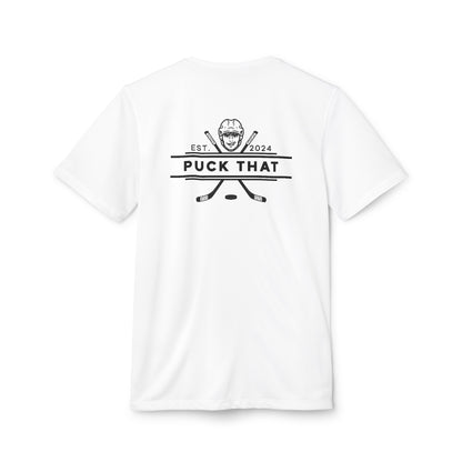 PUCK THAT adidas® Unisex Sport T-shirt - Front/Back