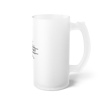 PUCK THAT Frosted Glass Beer Mug