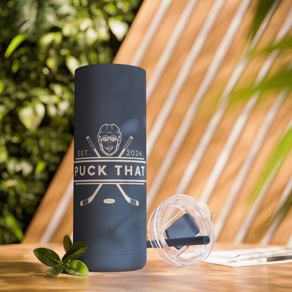 PUCK THAT Skinny Matte Tumbler, 20oz