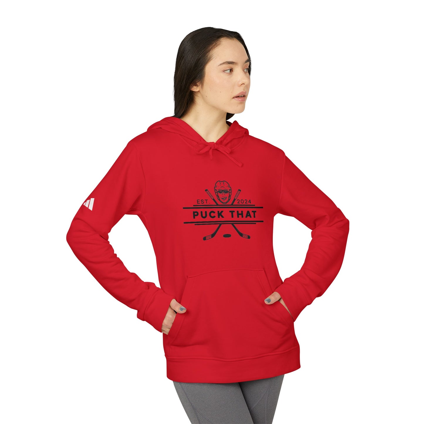 PUCK THAT adidas® Unisex Fleece Hoodie