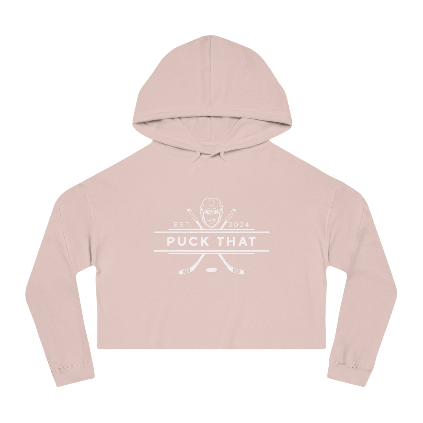 PUCK THAT Women’s Cropped Hooded Sweatshirt