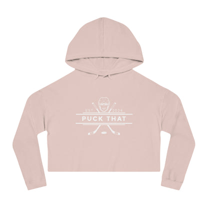 PUCK THAT Women’s Cropped Hooded Sweatshirt