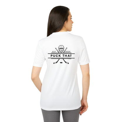 PUCK THAT adidas® Unisex Sport T-shirt - Front/Back