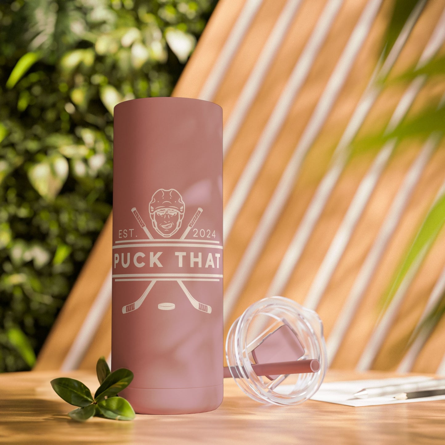 PUCK THAT Skinny Matte Tumbler, 20oz